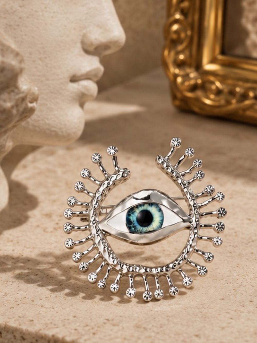 Surrealist Eye Couture Brooch